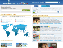 Tablet Screenshot of elegituhotel.com